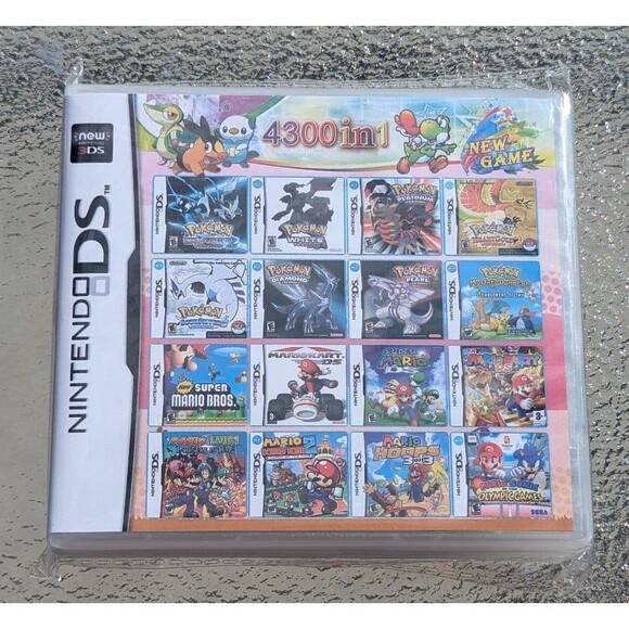 4300 in 1 Video Game Cart Console Cartridge For Nintendo DS SNES 3DS GBA GBC - Picture 1 of 9